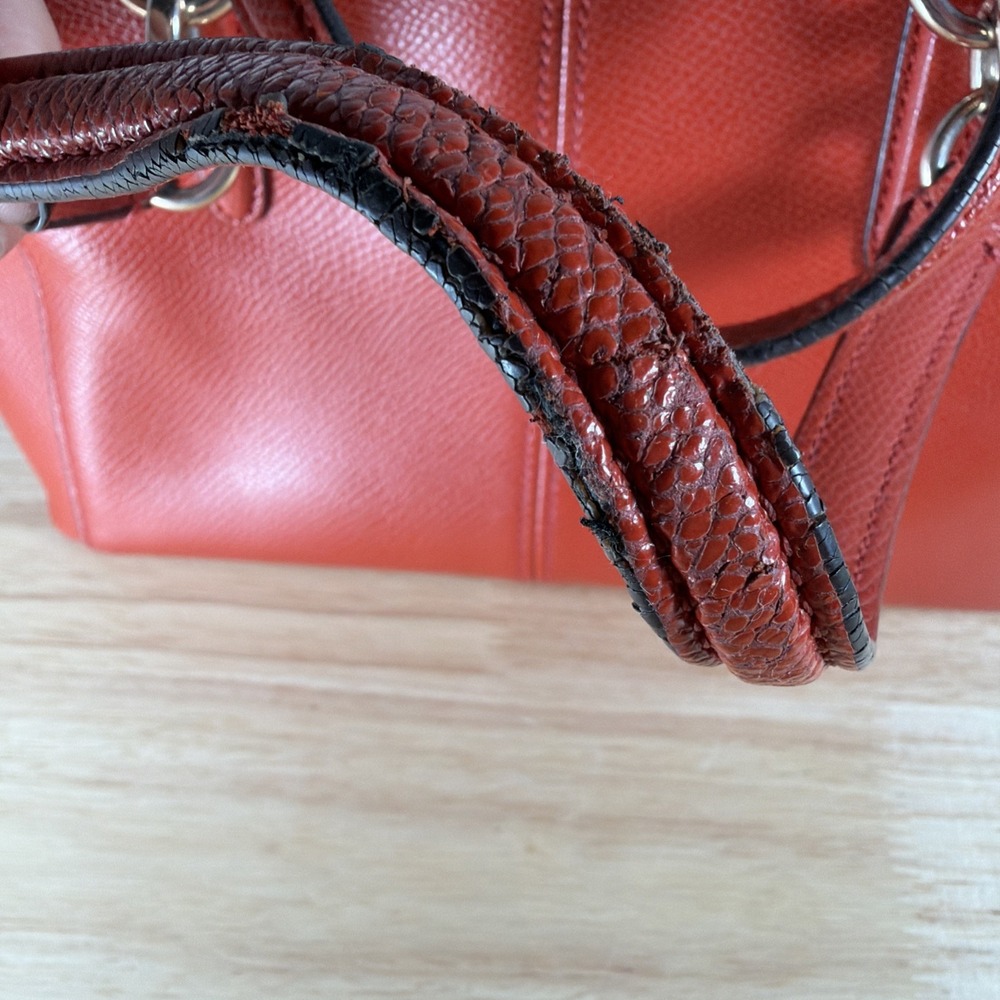 Coach Coral Mini Christie Carryall Crossbody Shoulder Bag In Crossgrain Leather - Picture 6 of 14